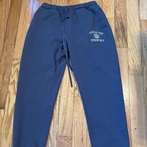 Marine Blue Fear Of God Essentials cuffed sweatpants